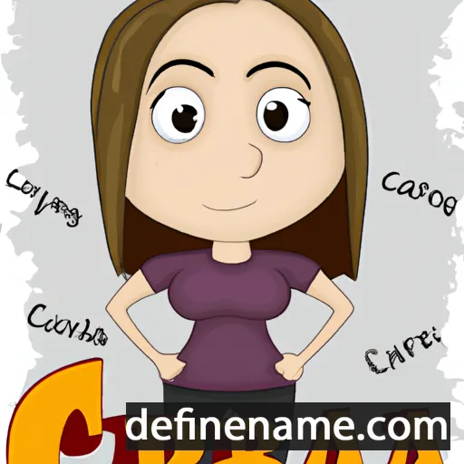 cartoon of the name Cara