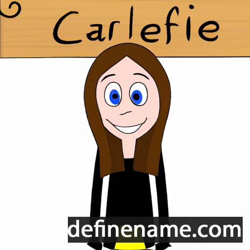 Caraleigh cartoon