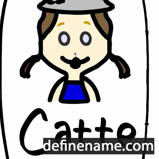 Cäthe cartoon