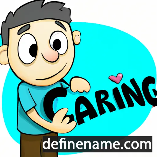 Caring cartoon