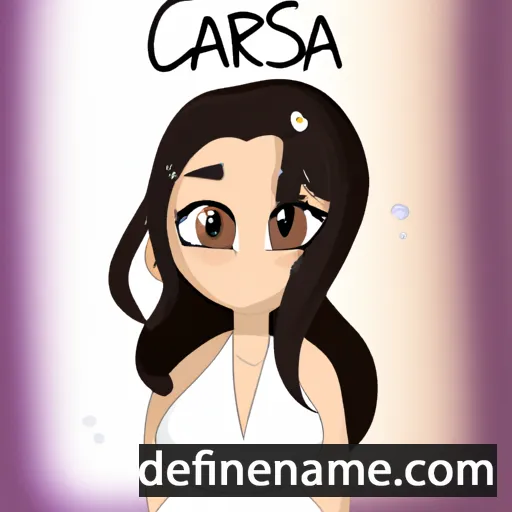 Carisa cartoon