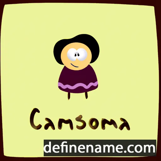 Carmosina cartoon