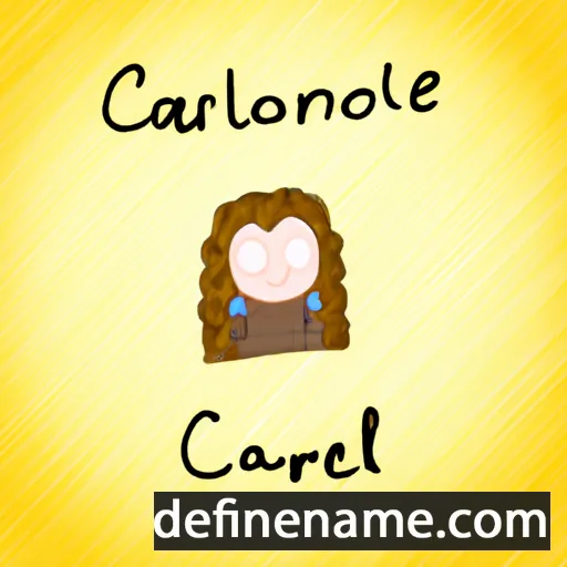 Carroline cartoon