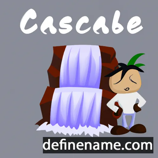 Cascade cartoon