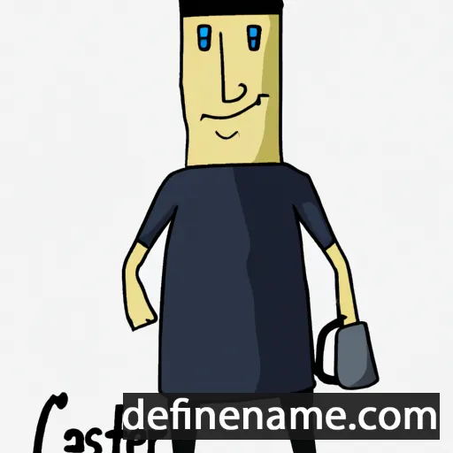 Caster cartoon