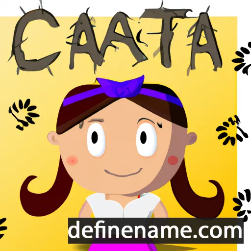 Catæña cartoon