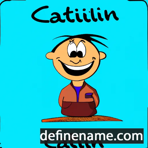 cartoon of the name Catalin