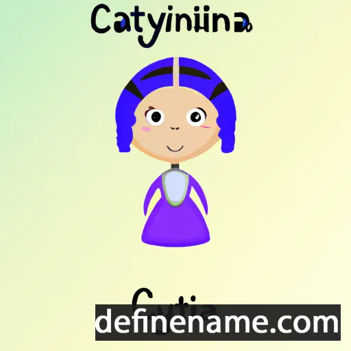 Catalyna cartoon