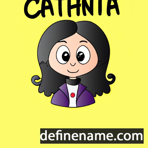 Cathinca cartoon