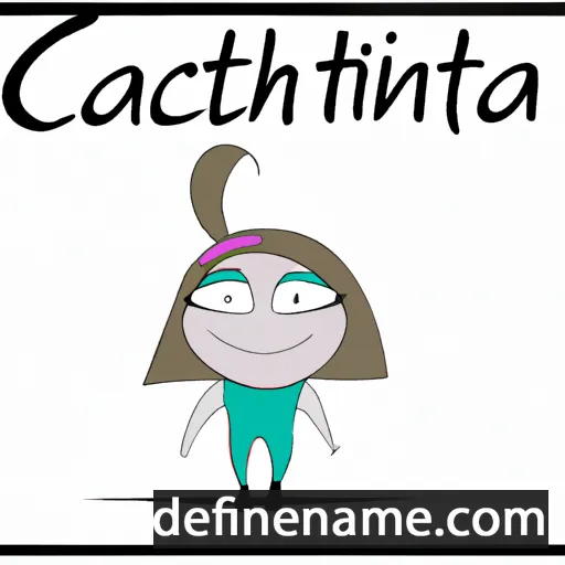 Cathinka cartoon