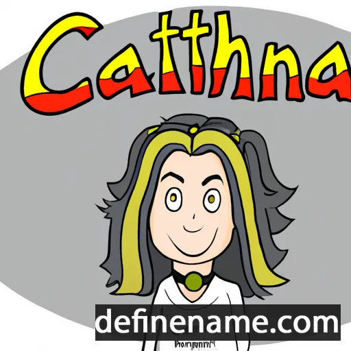 Cathrina cartoon