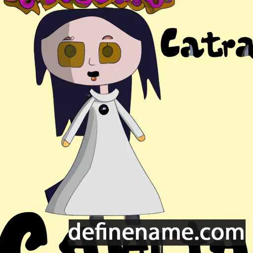 cartoon of the name Catrina