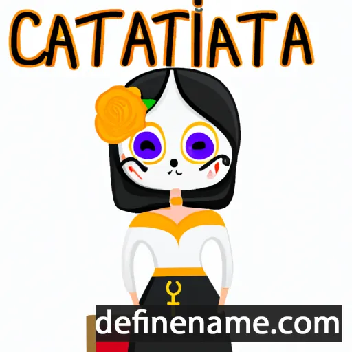 cartoon of the name Catrina