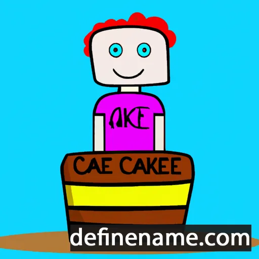 Cayke cartoon