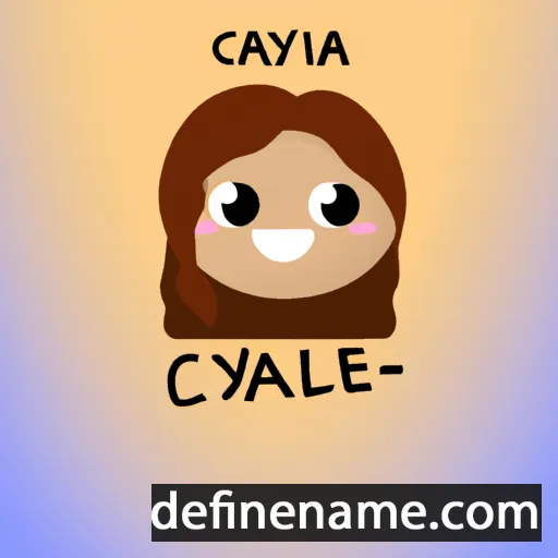 Caylea cartoon