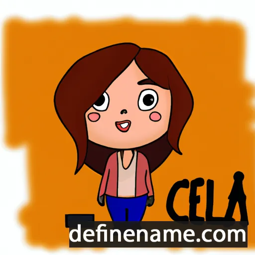 Cecía cartoon