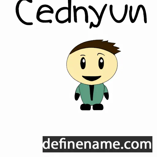 Cedwyn cartoon