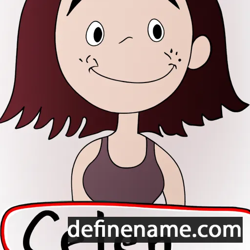 Céliane cartoon