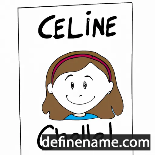 Célinie cartoon