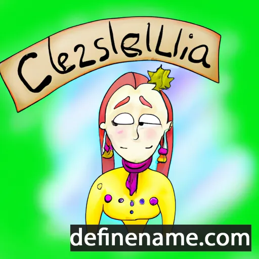 Celesztina cartoon