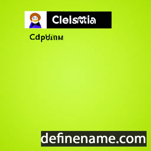 Celistina cartoon