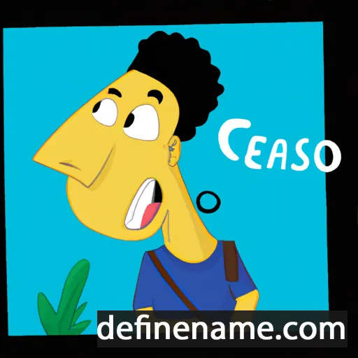 Cesarião cartoon