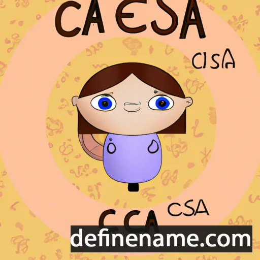 Cesca cartoon