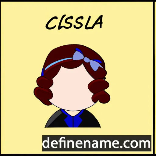 Cesilia cartoon