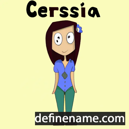 Cesira cartoon