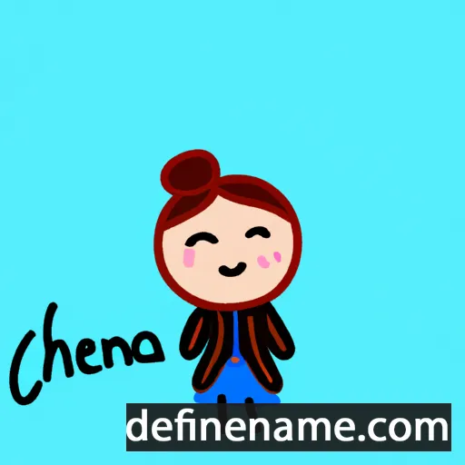 Chaerunisa cartoon