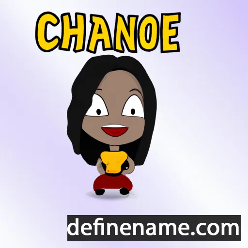 Chaiane cartoon