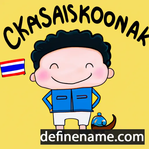 Chaloemsak cartoon