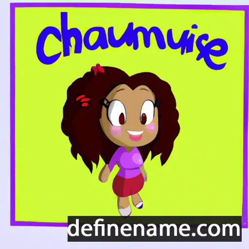 Chamique cartoon