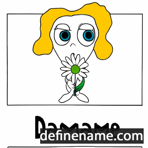 Chamomile cartoon