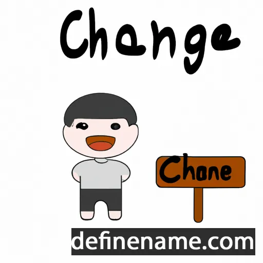 cartoon of the name Chan