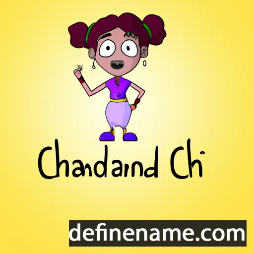 Chandrani cartoon