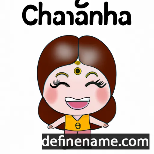 Chanthana cartoon