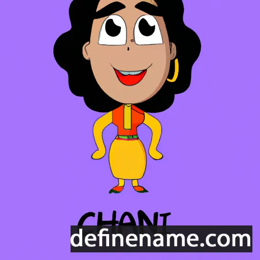 cartoon of the name Charani