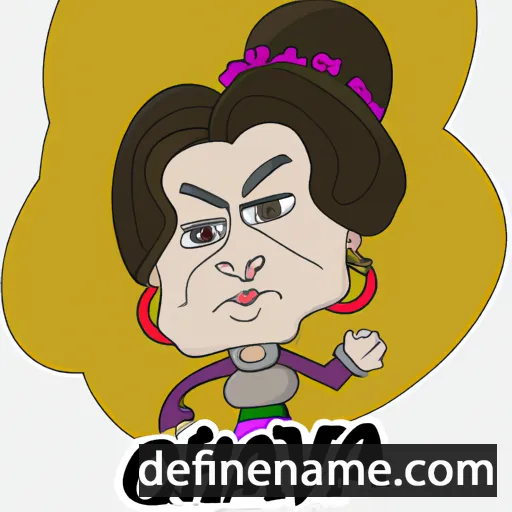 Chavela cartoon