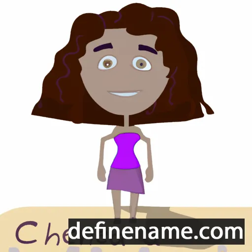 Chenoa cartoon