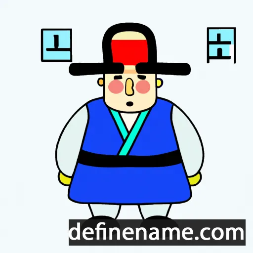 Cheol-su cartoon