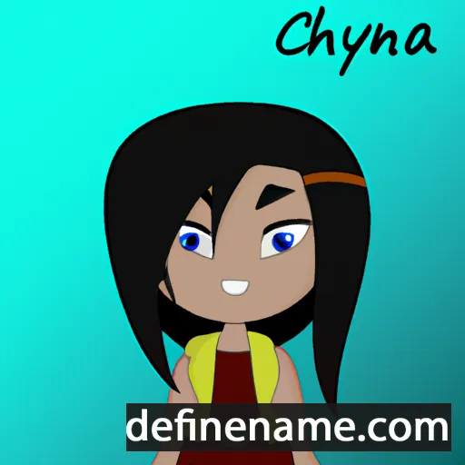 Cheyna cartoon