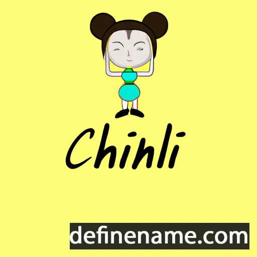 cartoon of the name Chin-li