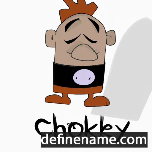 cartoon of the name Chokey