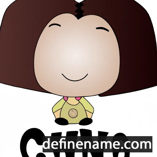 cartoon of the name Chona