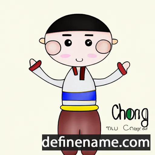 Chongjon cartoon