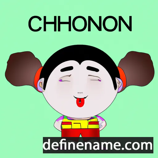 Choni cartoon