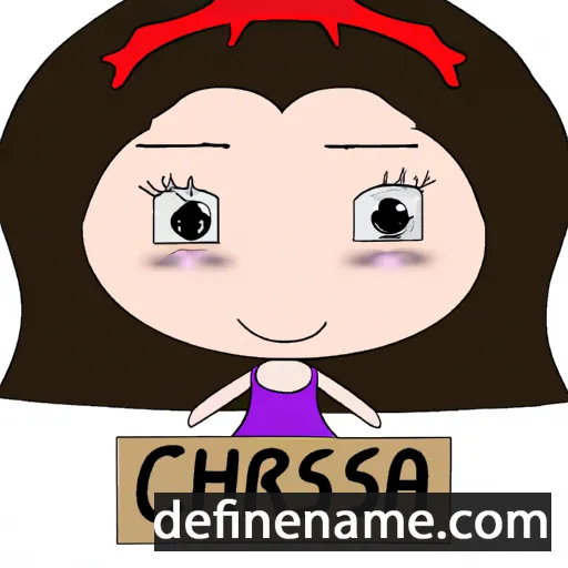 Chrisa cartoon