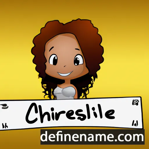 Chrishelle cartoon