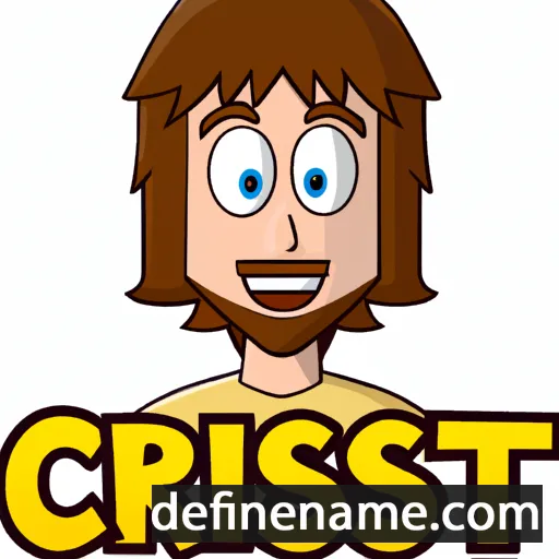 cartoon of the name Christ